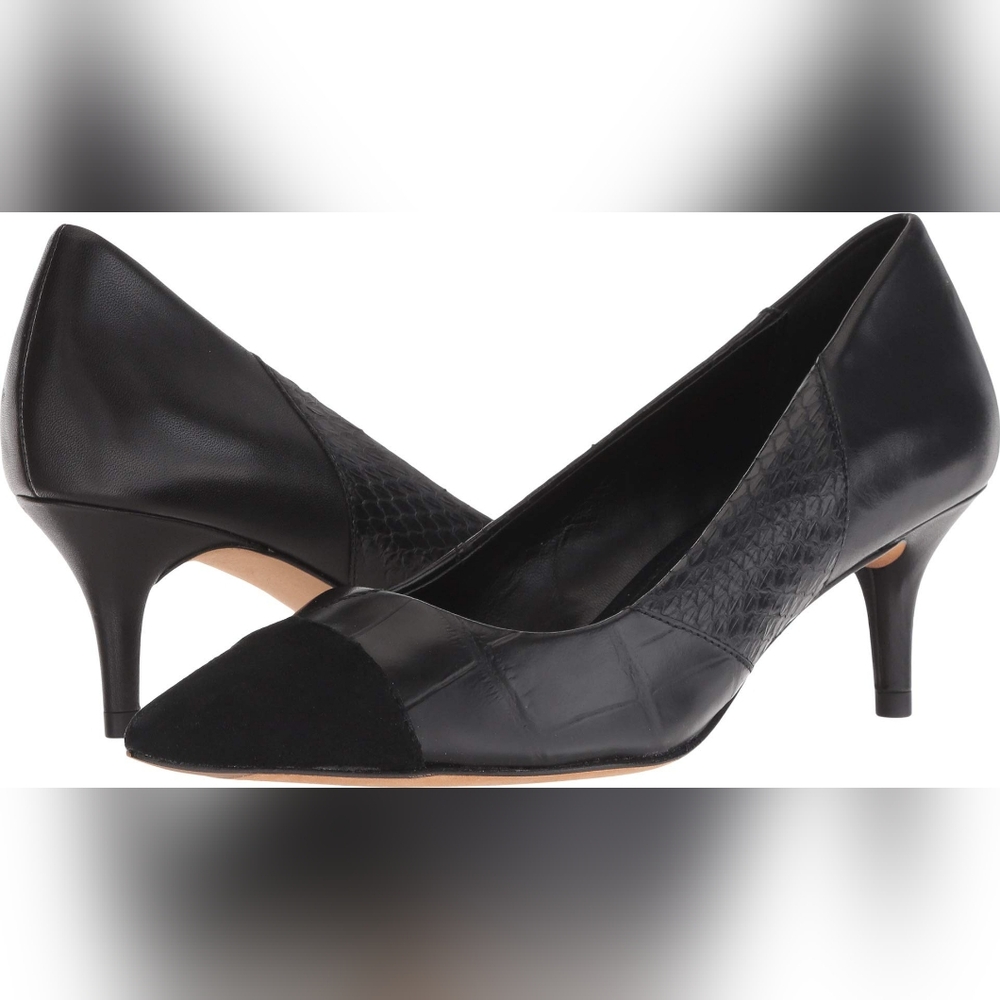 NWOB Coach Lacey Patchwork Heels